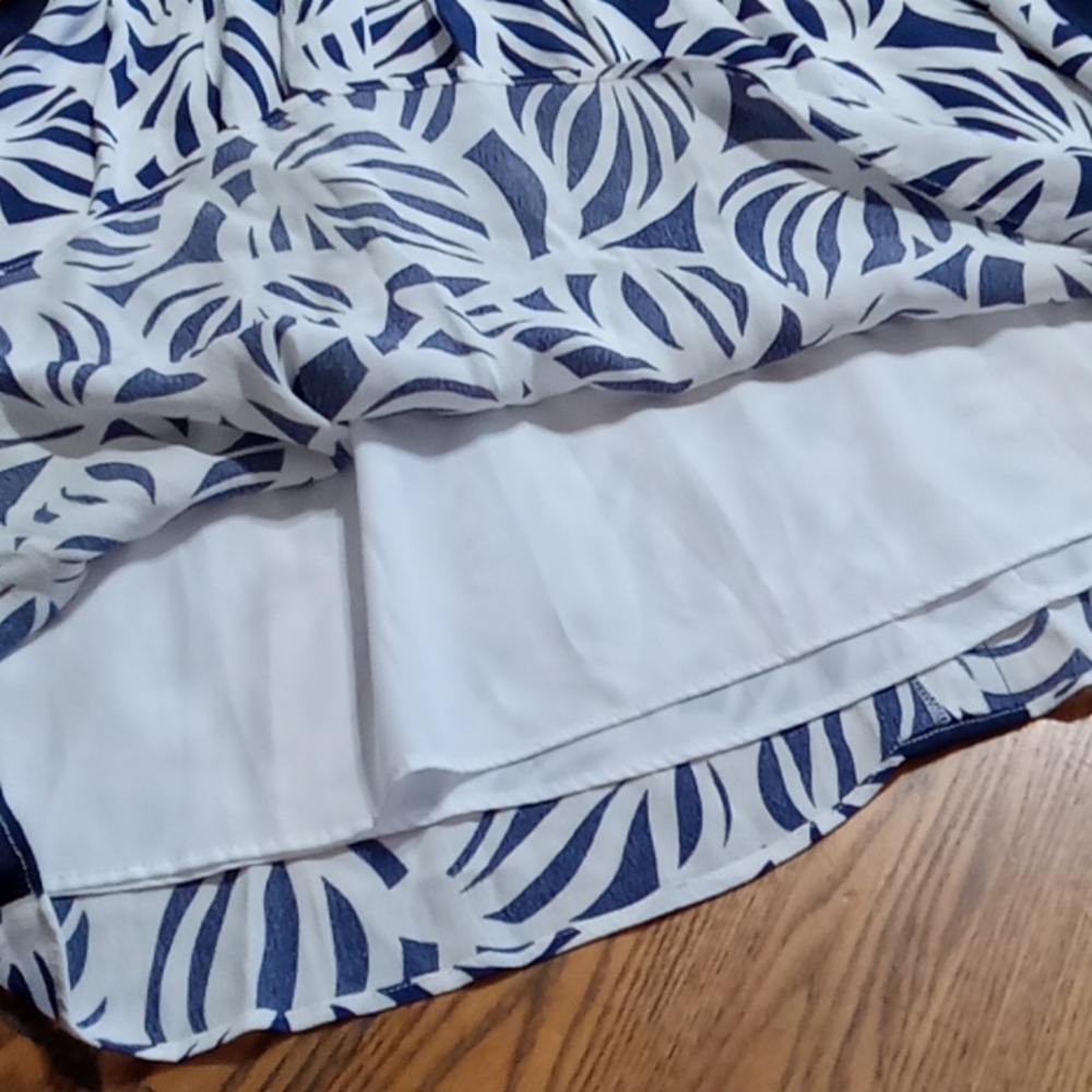 LILLY PULITZER DRESS 2 Womens NAVY BLUE WHITE New Summer Party Casual - Picture 7 of 12